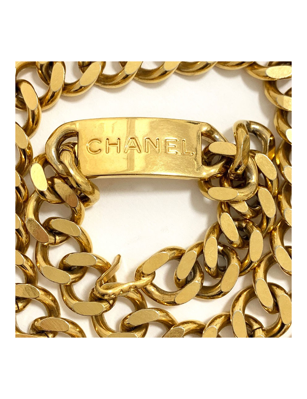 Ceinture CHANEL Vintage chaine dorée 