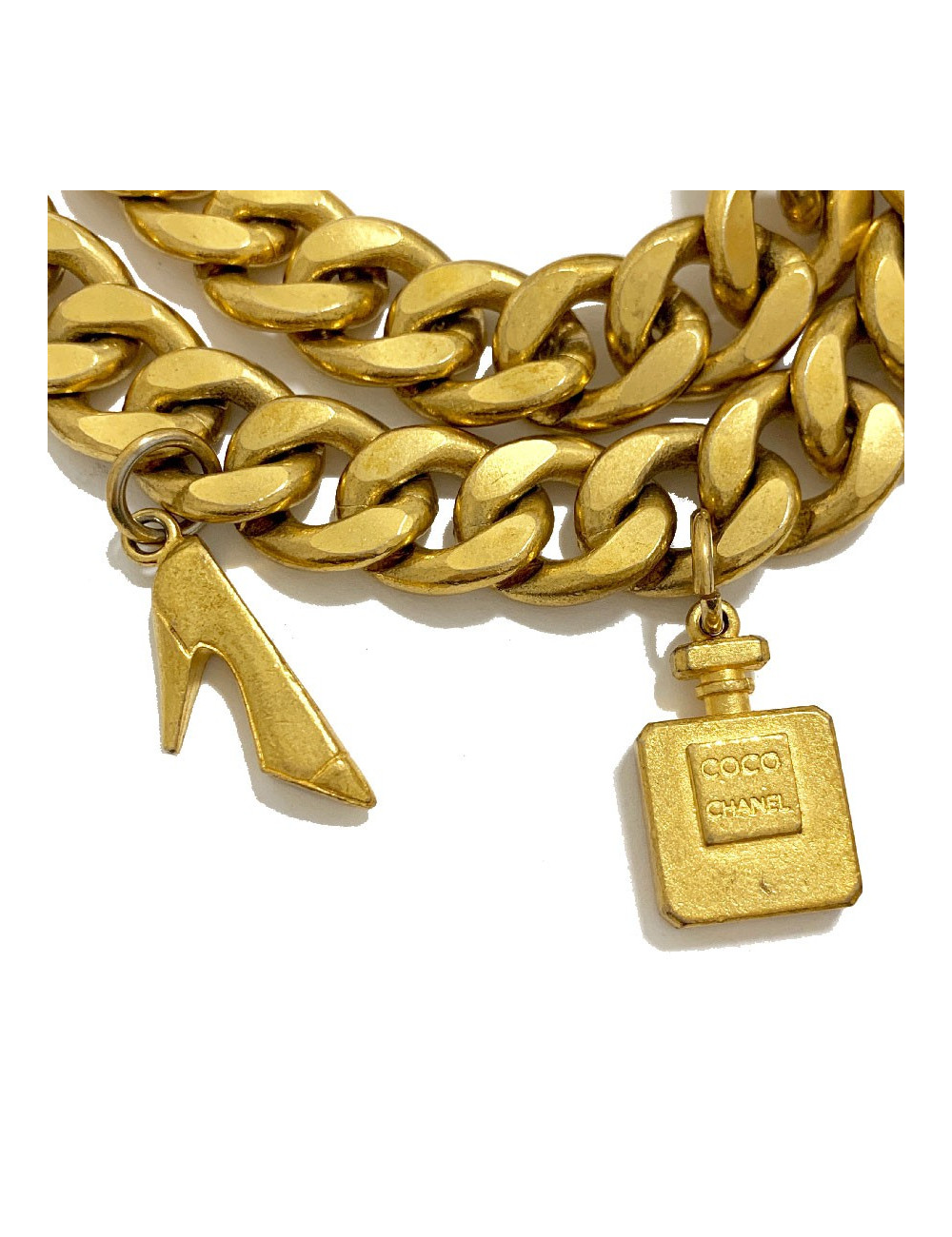 Ceinture CHANEL Vintage  chaine et charms