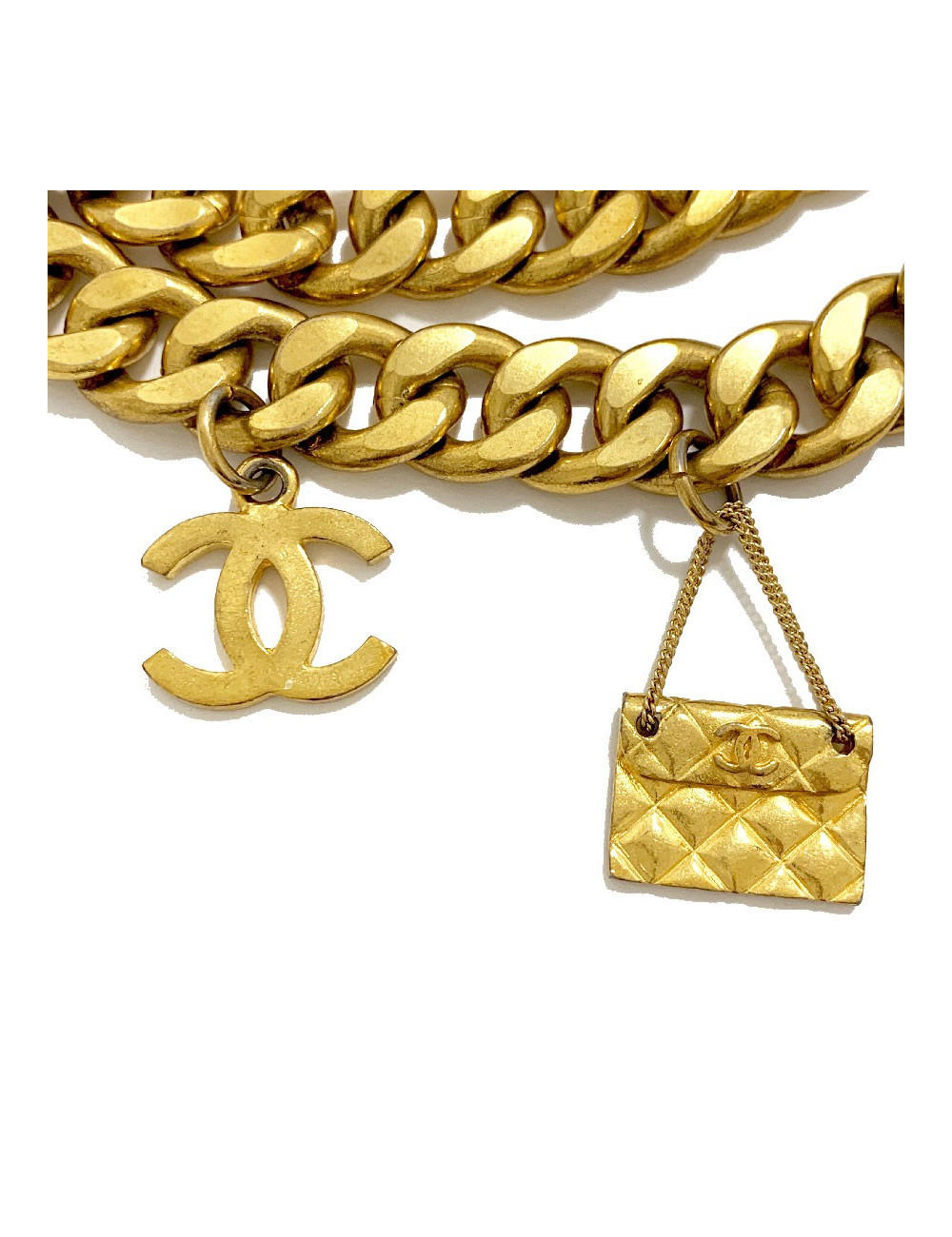 Ceinture CHANEL Vintage  chaine et charms