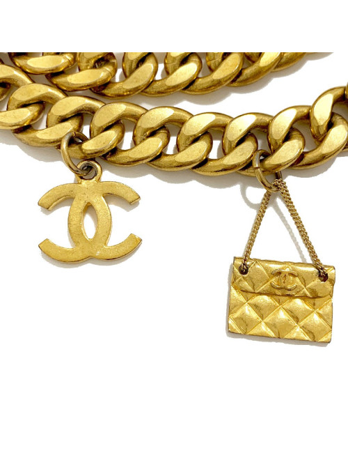 Ceinture CHANEL Vintage  chaine et charms