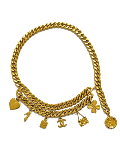 Ceinture CHANEL Vintage  chaine et charms
