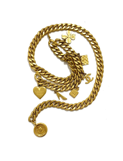 Ceinture CHANEL Vintage  chaine et charms