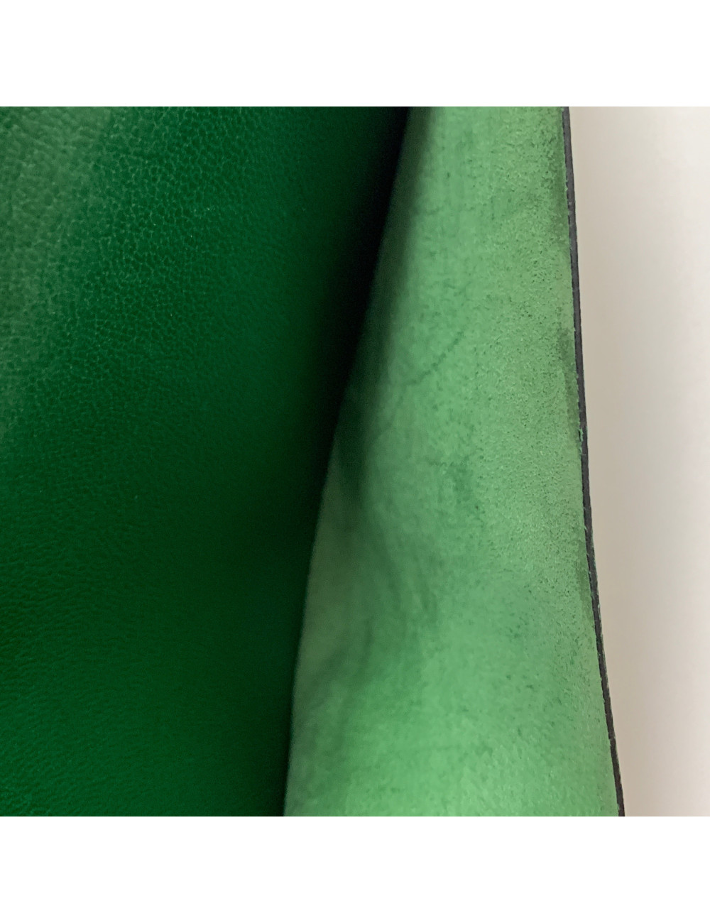 Portefeuille HERMES lézard vert vintage