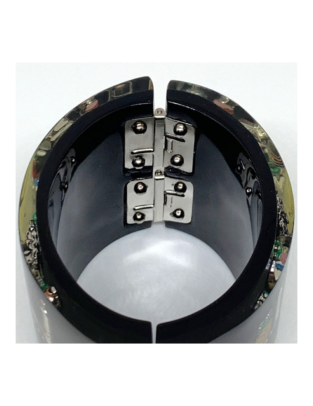 Manchette CHANEL plexi noir Collector