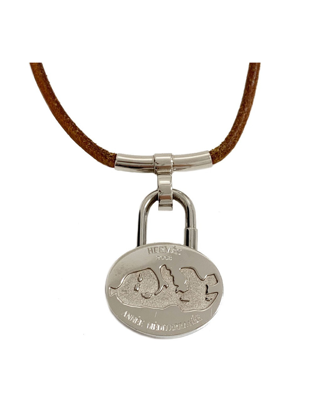 HERMES Année Méditerranée padlock necklace