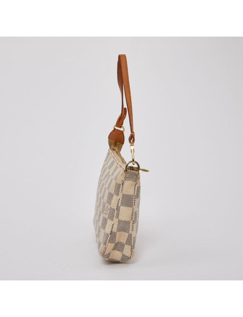 Pochette accessoires LOUIS VUITTON toile damier Azur