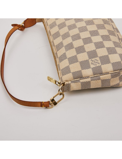 Pochette accessoires LOUIS VUITTON toile damier Azur