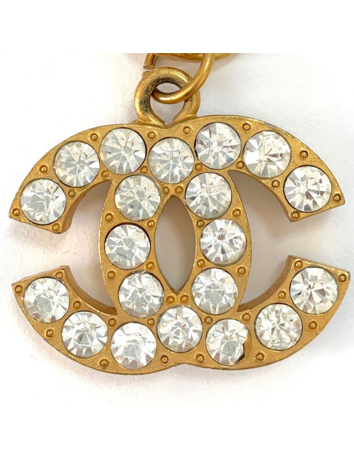 Ceinture imposante CHANEL  chaine et cabochons 80'