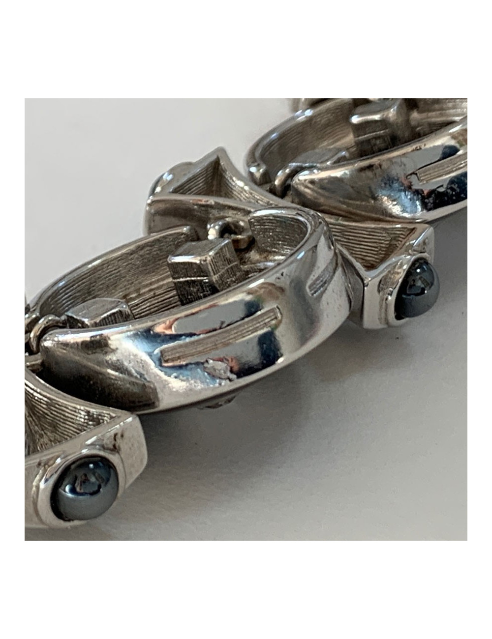 Collier DIOR argent et strass