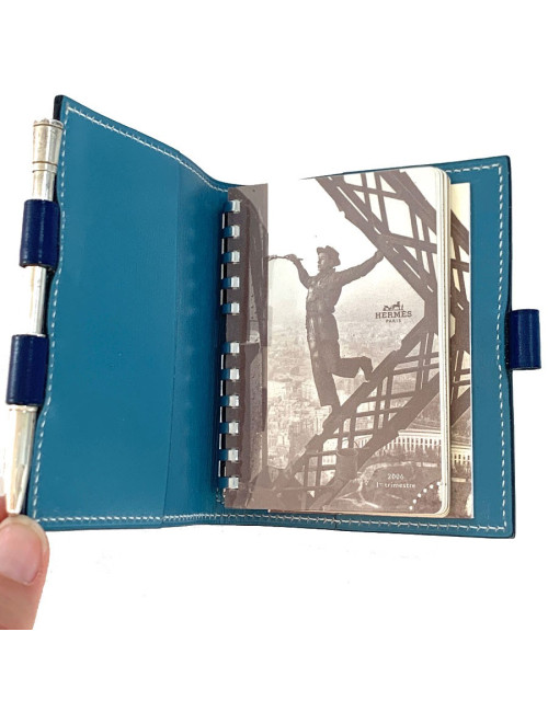 HERMES two-tone agenda cover