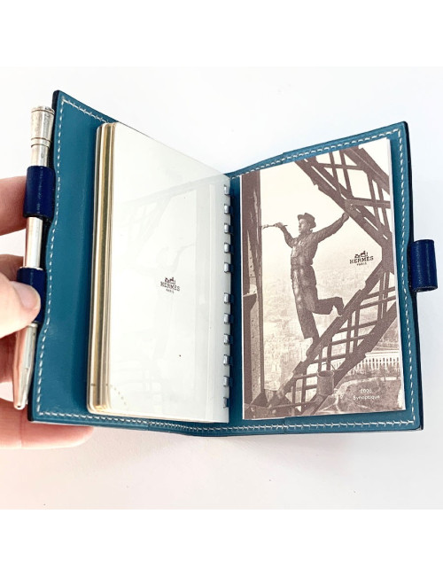 HERMES two-tone agenda cover