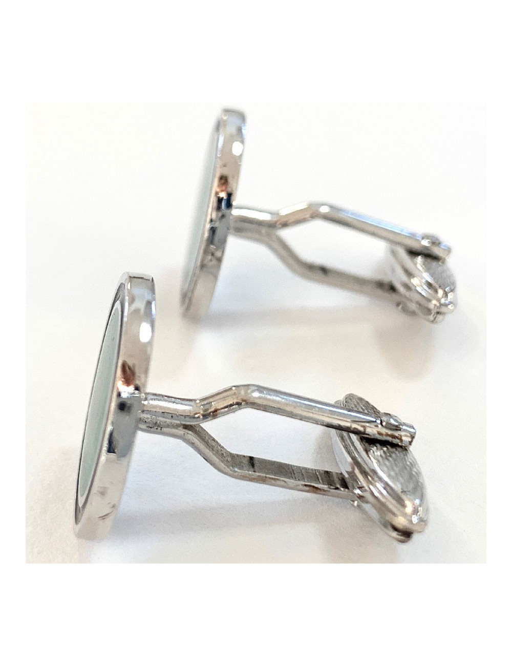 bouton de manchette DUNHILL couleur émeraude