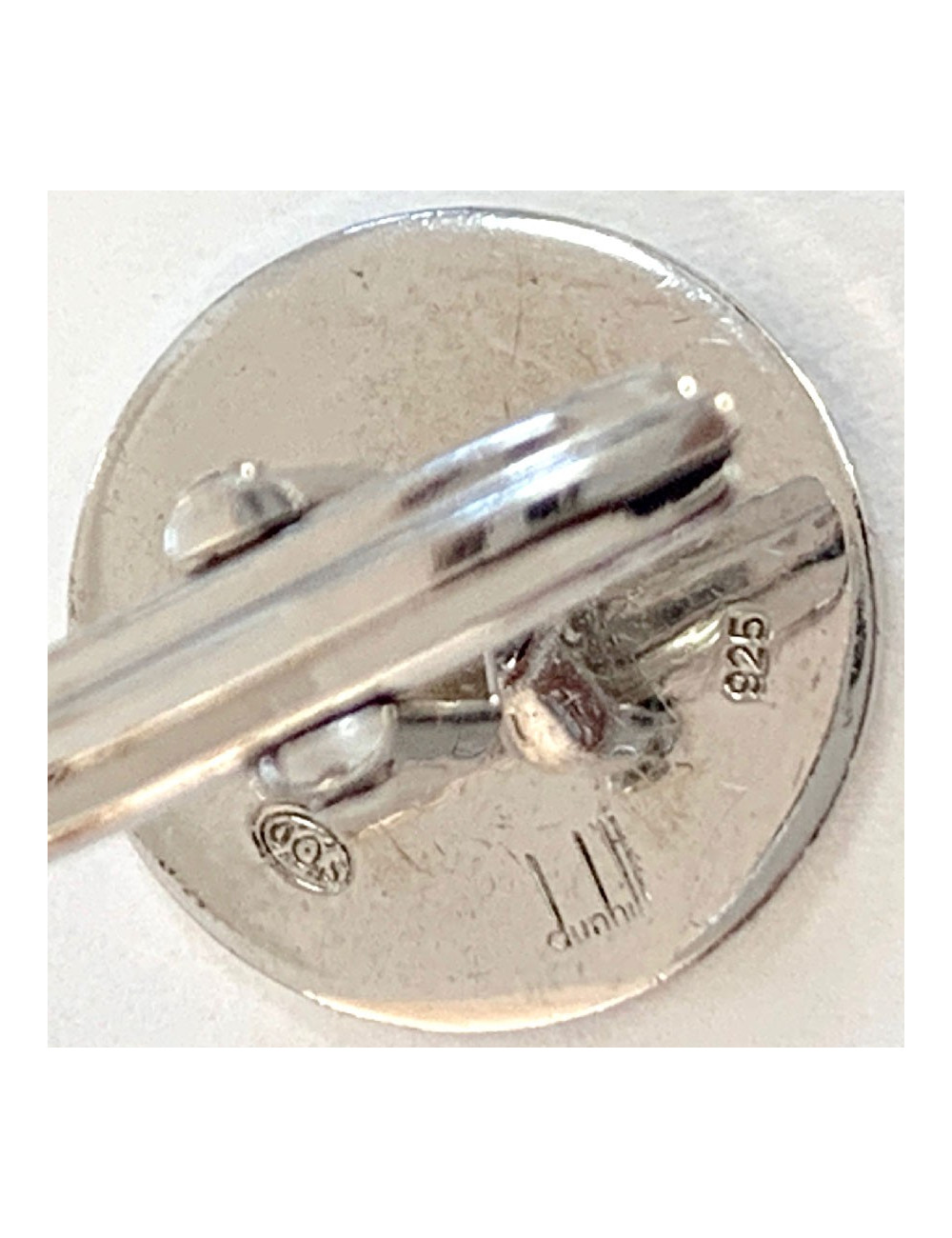 bouton de manchette DUNHILL couleur émeraude