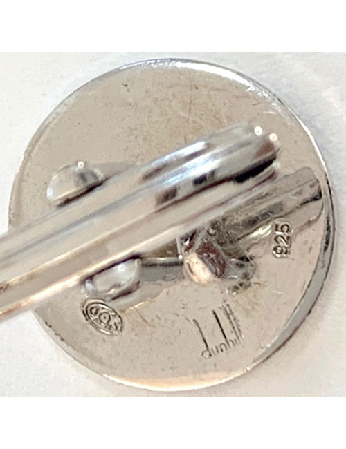 bouton de manchette DUNHILL couleur émeraude