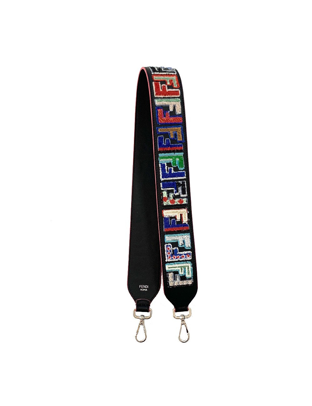 Bandoulière strap FENDI sequins multicolores