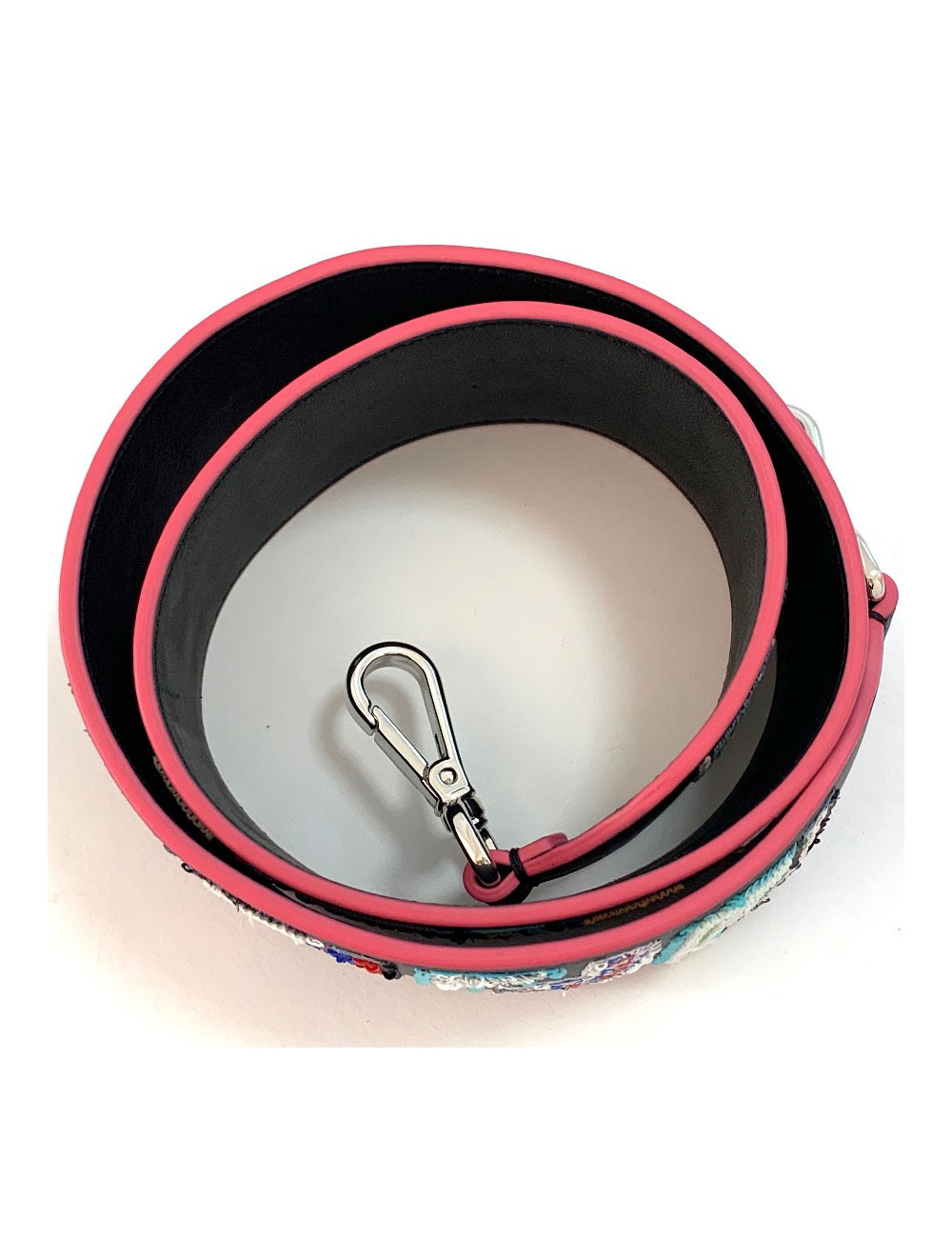 Bandoulière strap FENDI sequins multicolores