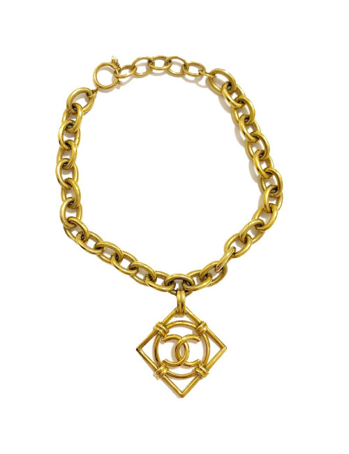 Collier vintage CHANEL doré