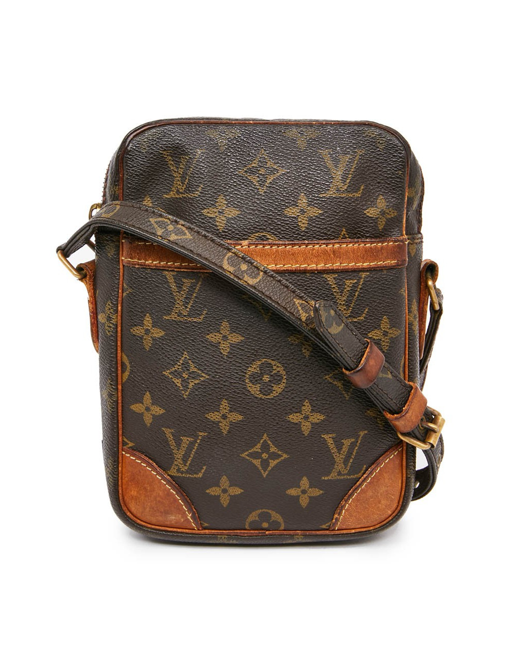 Sac bandoulière LOUIS VUITTON en toile marron