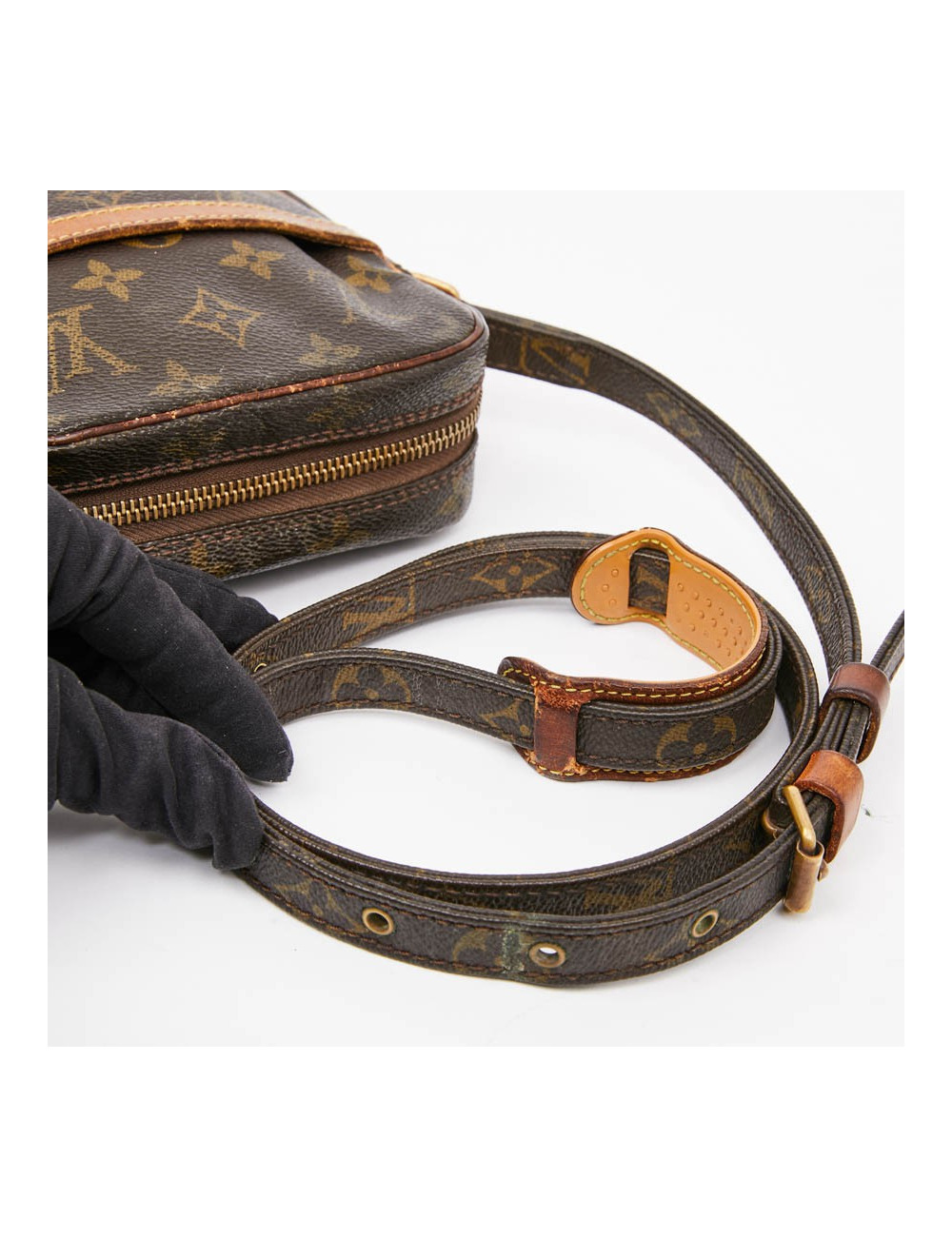 Sac bandoulière LOUIS VUITTON en toile marron