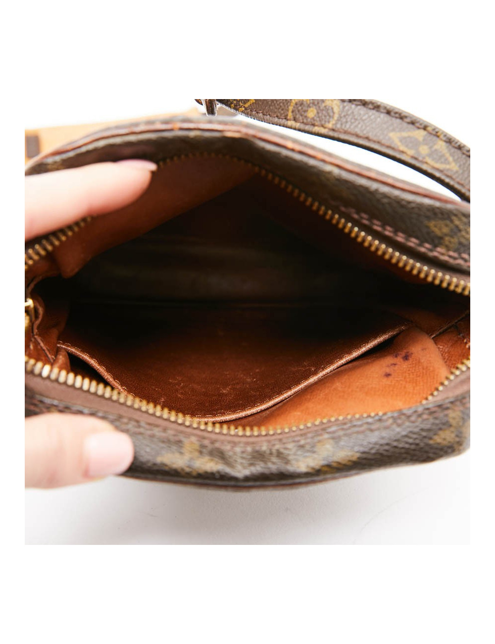 Sac bandoulière LOUIS VUITTON en toile marron