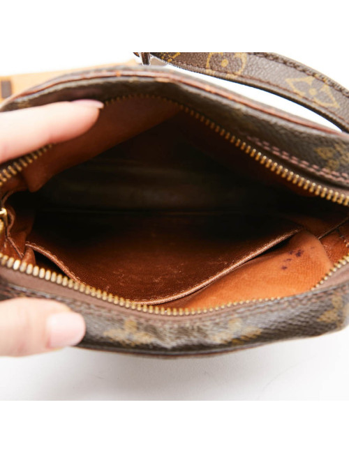 Sac bandoulière LOUIS VUITTON en toile marron