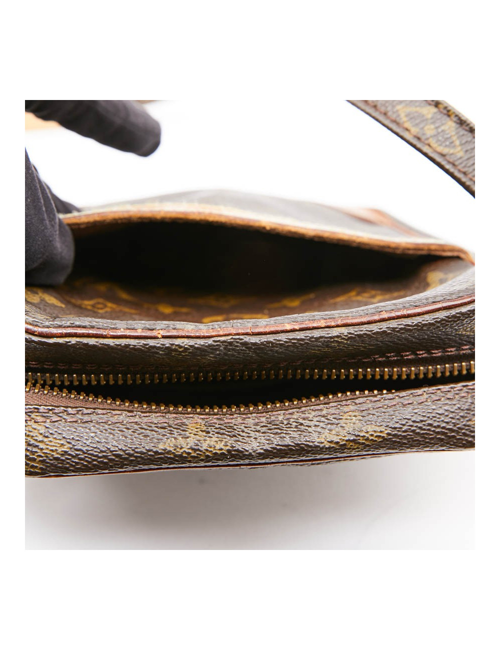 Sac bandoulière LOUIS VUITTON en toile marron