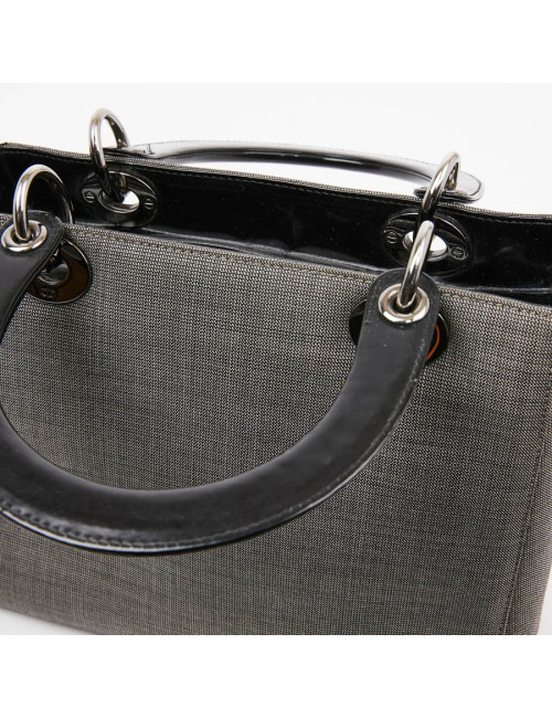 Sac Lady Dior gris