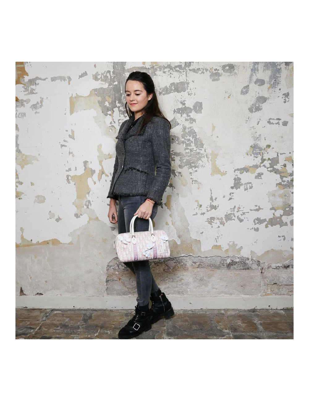 Sac vintage DIOR rose