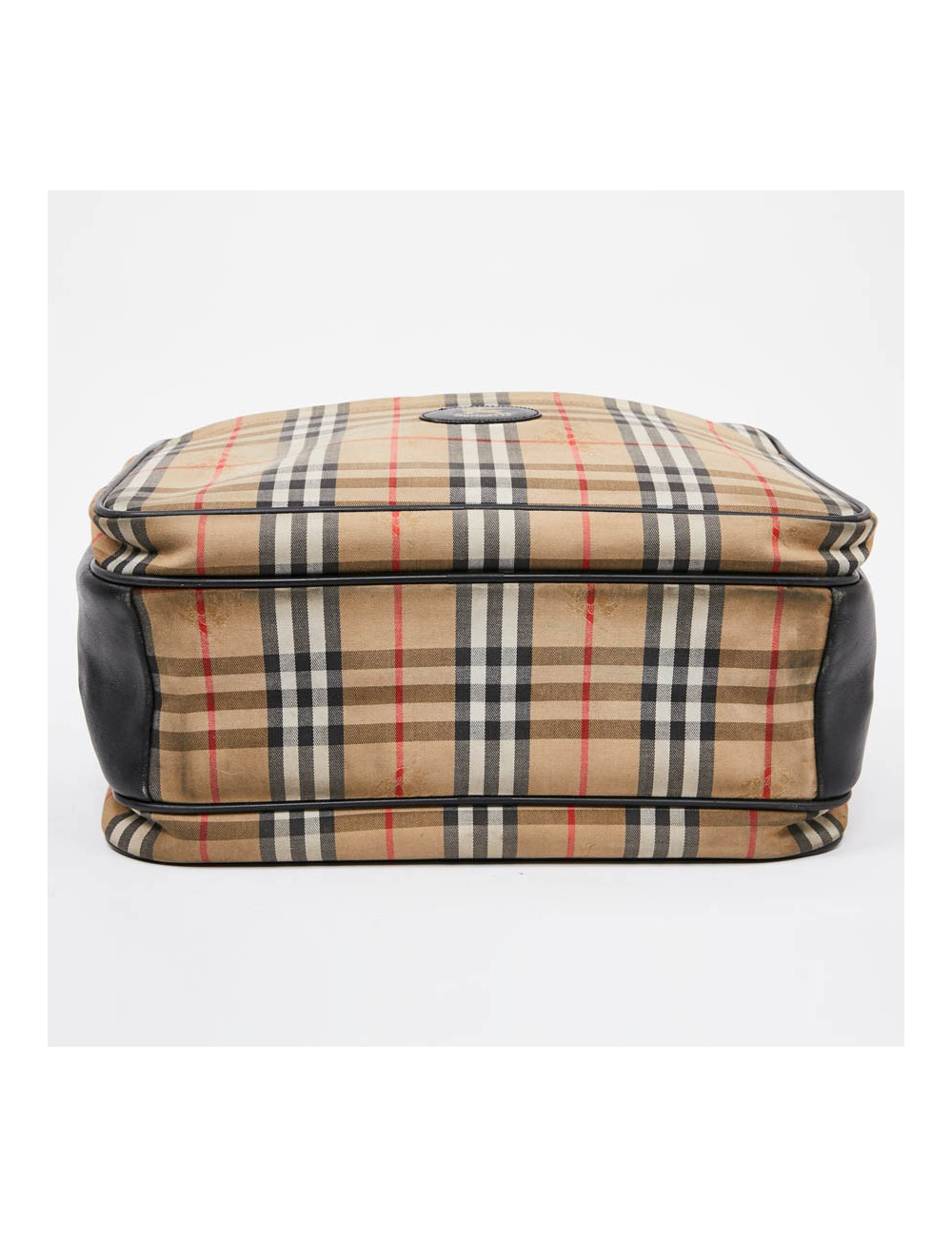 Tartan vintage BURBERRY toile monogram beige