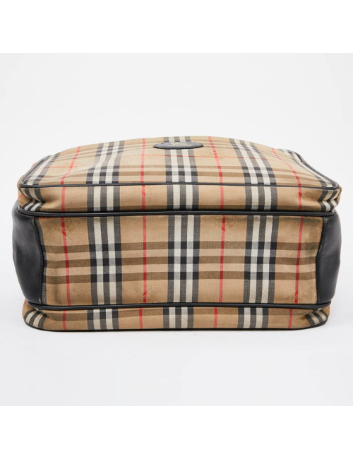 Sac weekend BURBERRY toile monogram beige