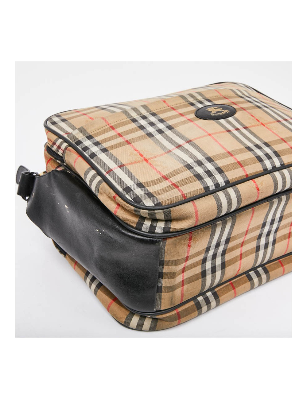 Sac weekend BURBERRY toile monogram beige