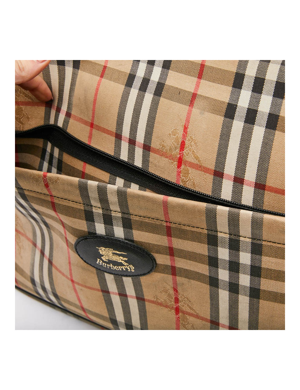 Sac weekend BURBERRY toile monogram beige