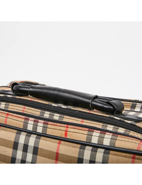 Tartan vintage BURBERRY toile monogram beige