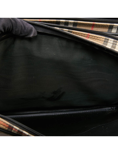 Tartan vintage BURBERRY toile monogram beige