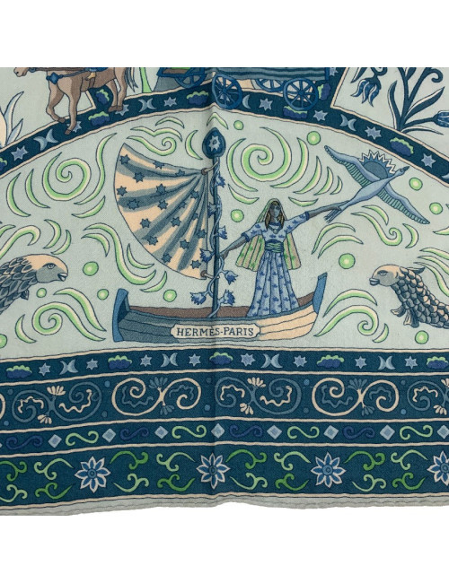 A NETTOYER Carré Hermes " Peuple du vent " 