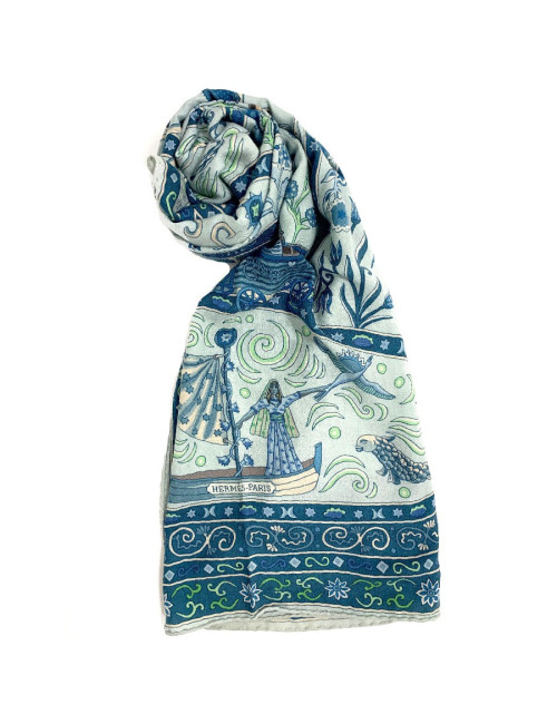 A NETTOYER Carré Hermes " Peuple du vent " 