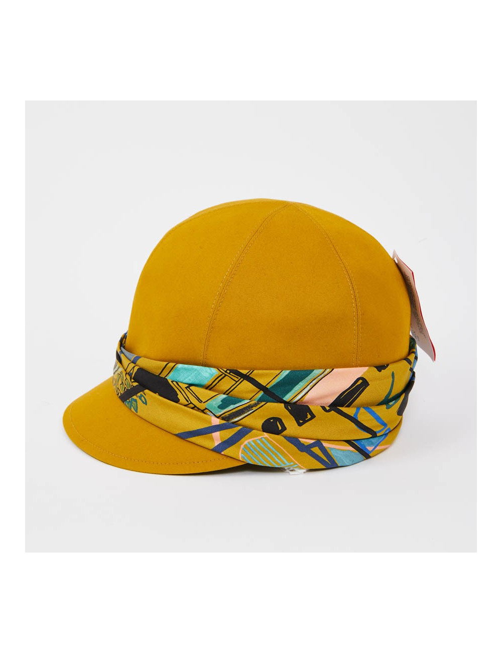 Casquette femme HERMES Milan en coton moutarde