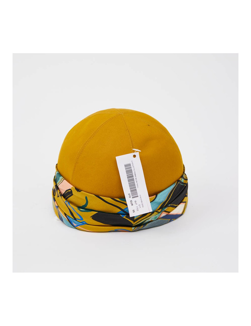 Casquette femme HERMES Milan en coton moutarde