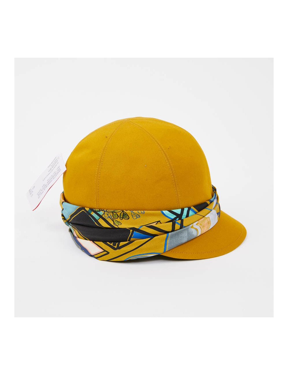 Casquette femme HERMES Milan en coton moutarde