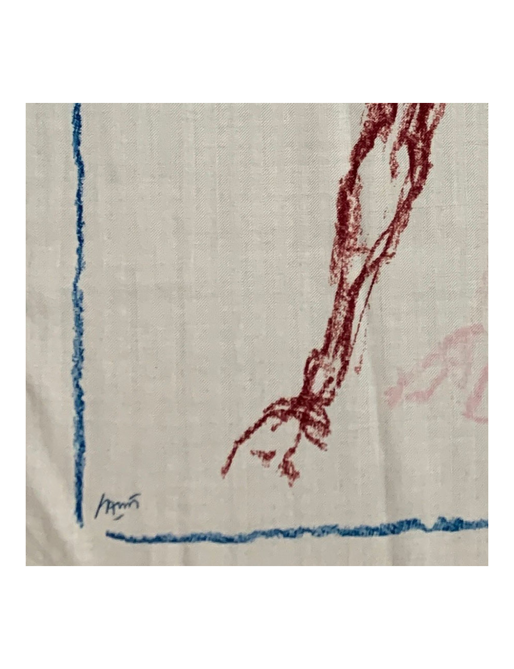 Châle HERMES "Pirouette au galop"