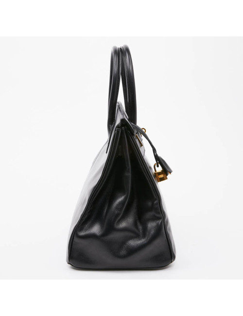 Birkin 35 HERMES noir cuir box