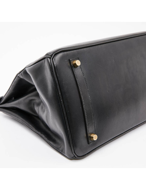 Birkin 35 HERMES noir cuir box