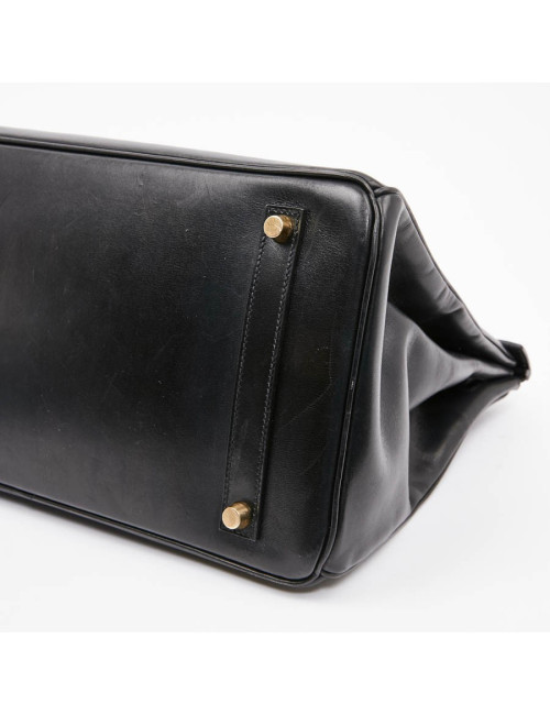Birkin 35 HERMES noir cuir box