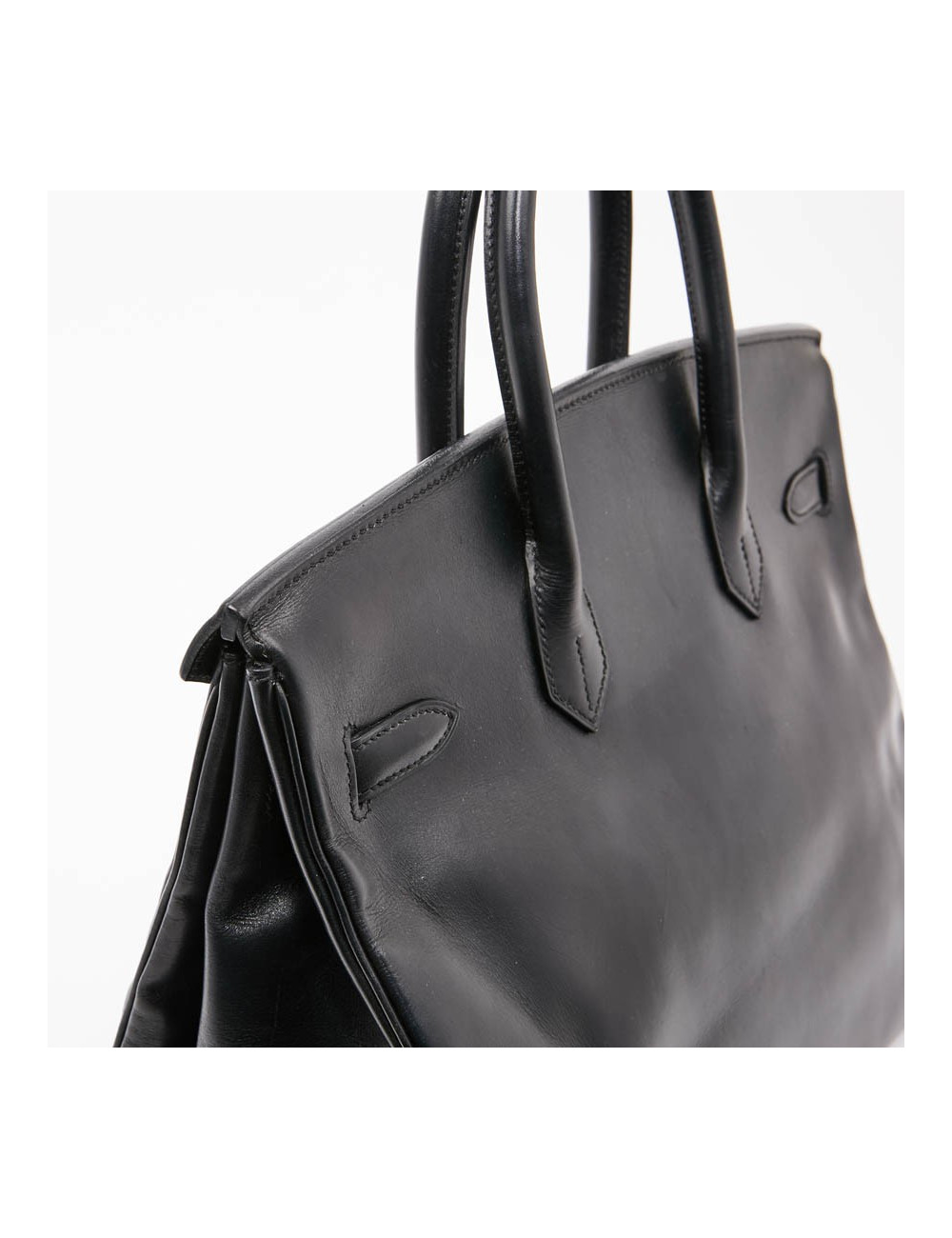 Birkin 35 HERMES noir cuir box