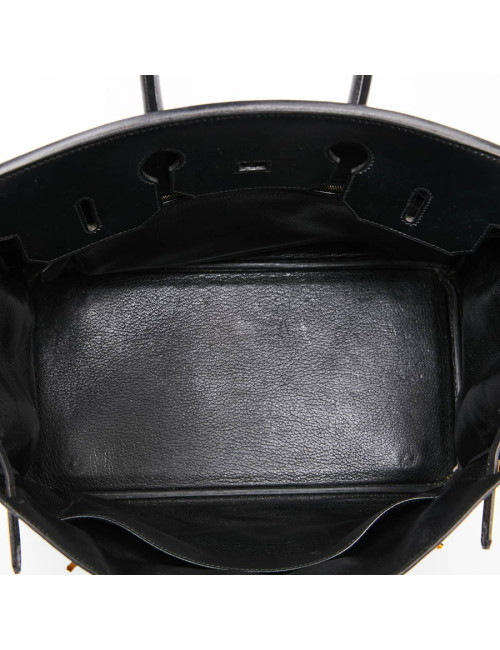 Birkin 35 HERMES noir cuir box