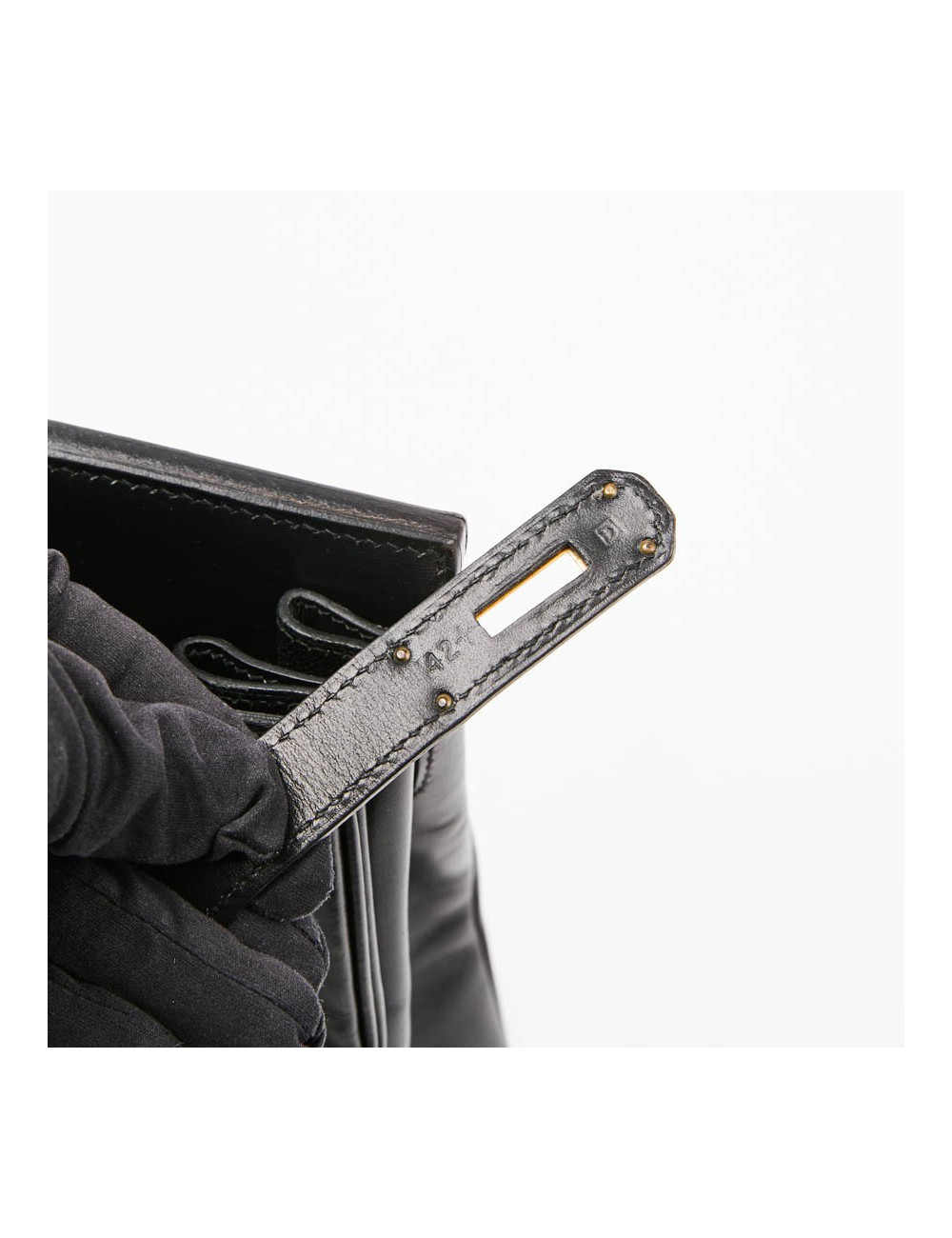 Birkin 35 HERMES noir cuir box