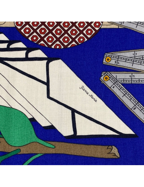 Châle HERMES "Les trésors d'un artis"