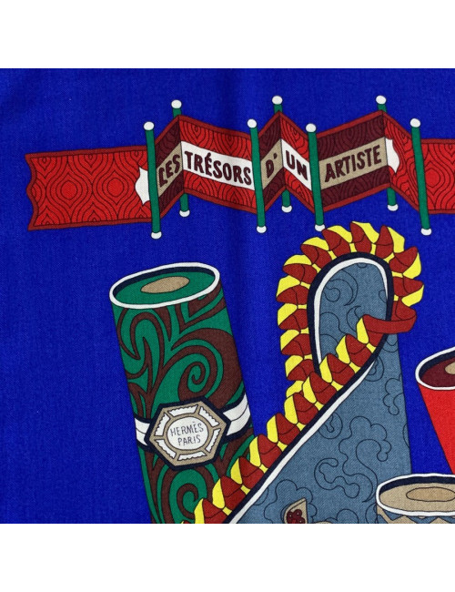 Châle HERMES "Les trésors d'un artis"