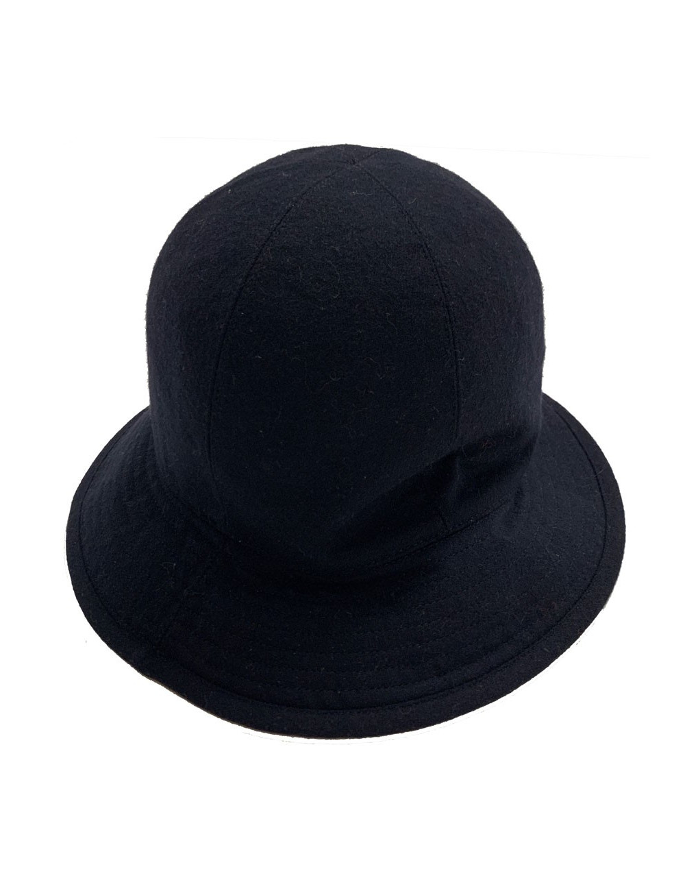 Chapeau HERMES cashemire bleu marine