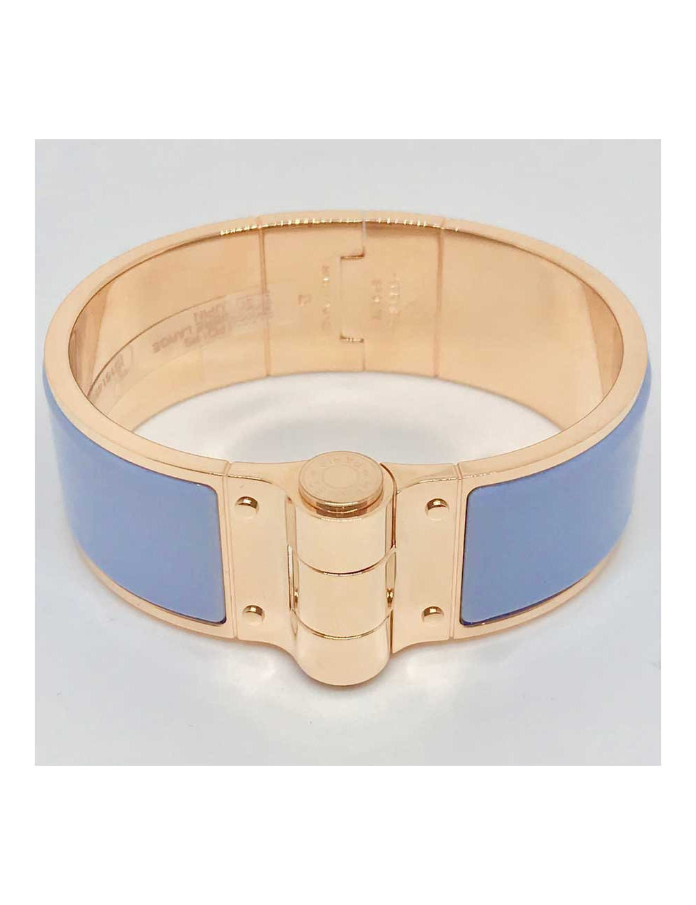 Bracelet Charnière HERMES bleu lupin